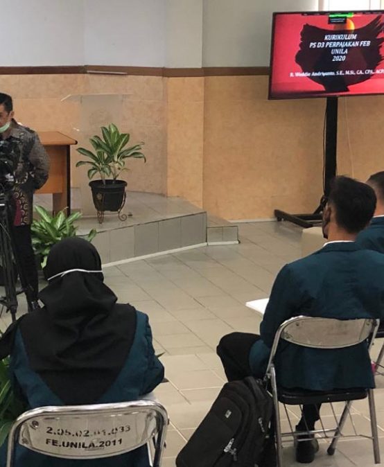 Pengenalan Kehidupan Kampus pada Mahasiswa Baru (PKKMB) 2020 Program Diploma 3 Perpajakan FEB Unila