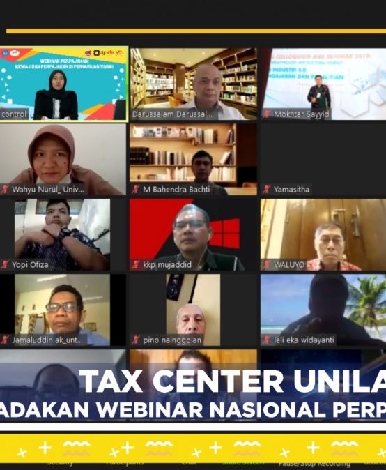 Webinar Kewajiban Perpajakan di Perguruan Tinggi