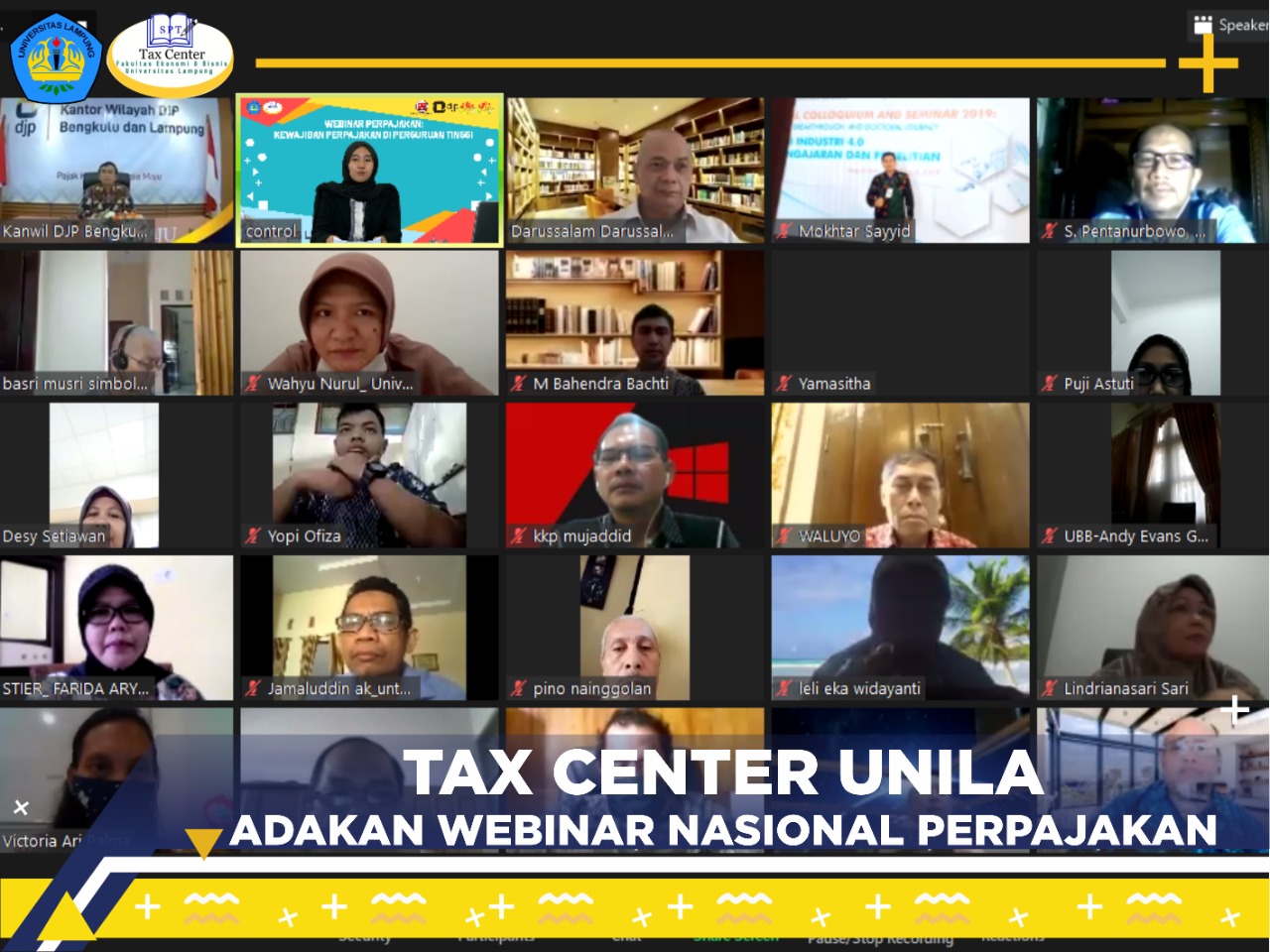 Webinar Kewajiban Perpajakan di Perguruan Tinggi Webinar Kewajiban Perpajakan di Perguruan Tinggi